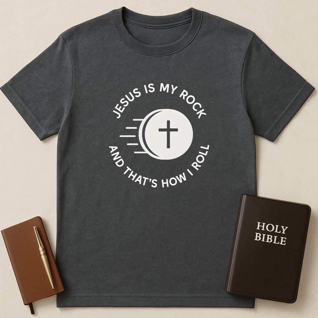 Jesus Is My Rock And That's How I Roll T-Shirt