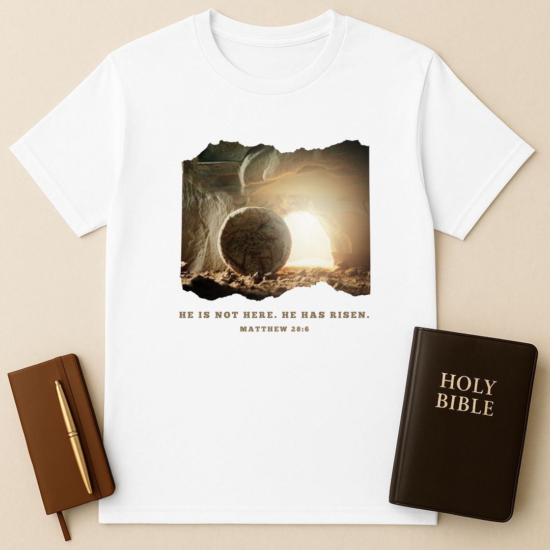 He Is Not Here. He Has Risen T-Shirt
