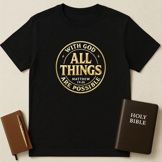 With God All Things Are Possible T-Shirt