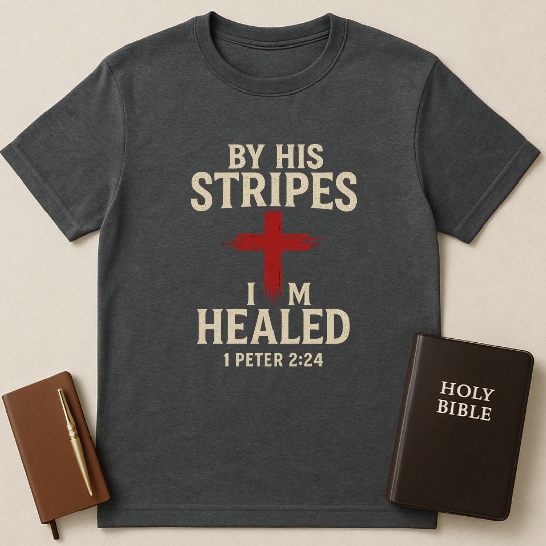 By His Stripes I'm Healed T-Shirt