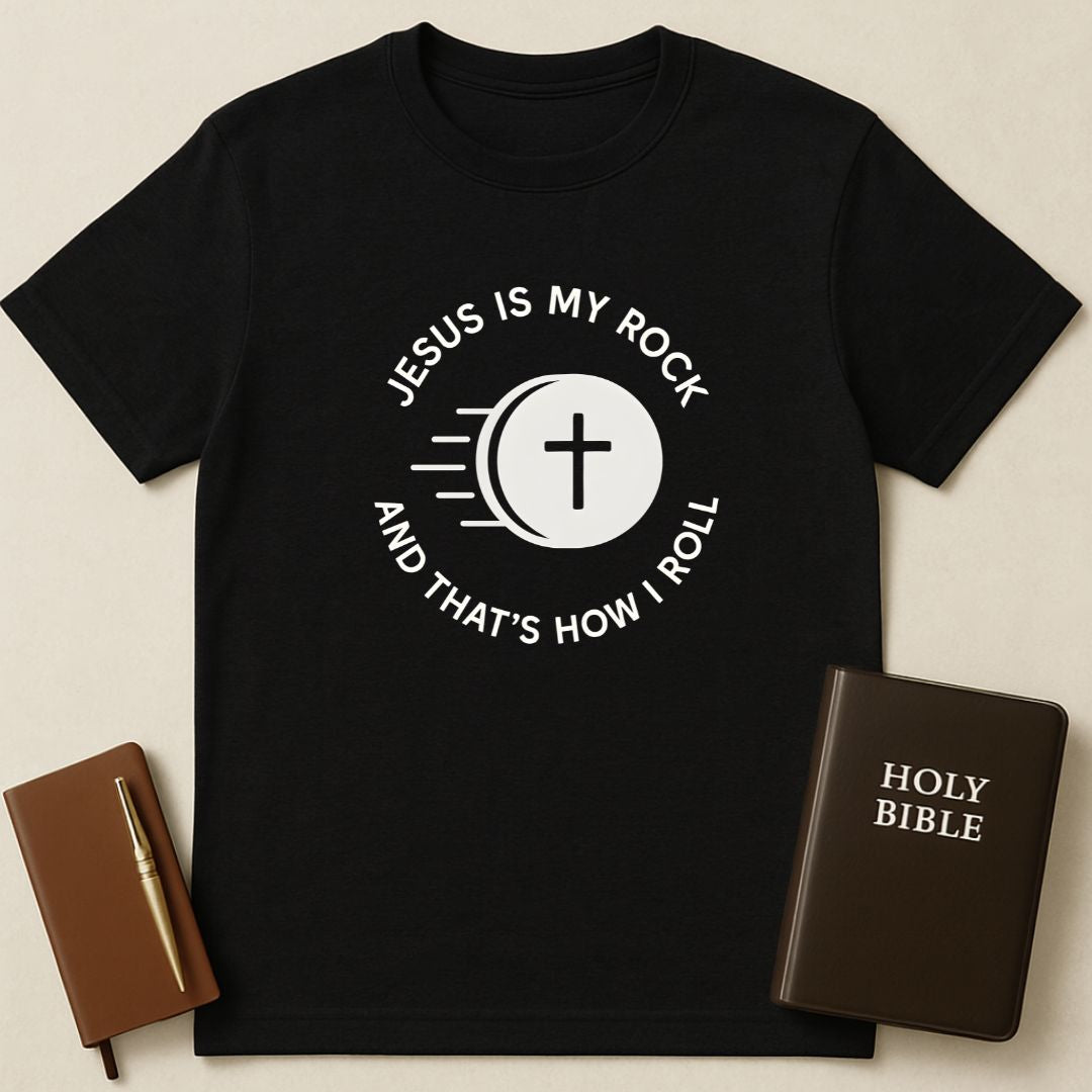 Jesus Is My Rock And That's How I Roll T-Shirt