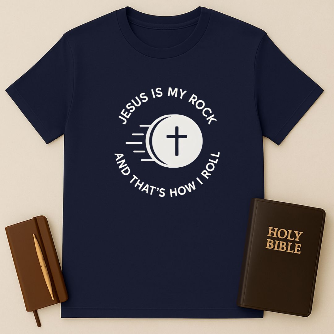 Jesus Is My Rock And That's How I Roll T-Shirt