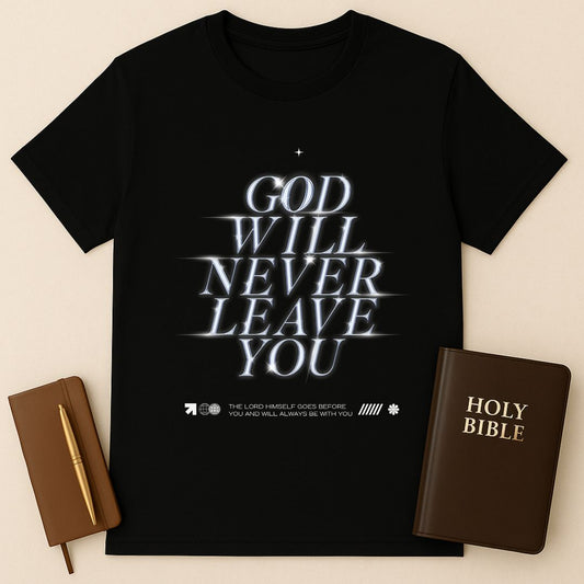 God Will Never Leave You T-Shirt